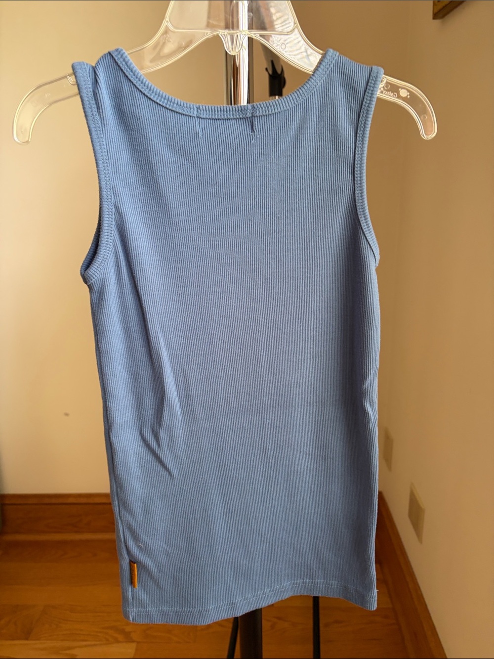 The Limited Blue Ribbed Tank - Picture 3 of 3
